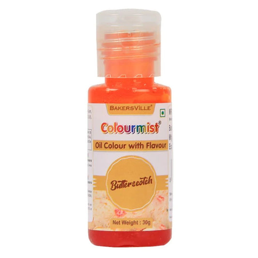 Butterscotch Colourmist Oil Colour With Flavour 30g Bakersville