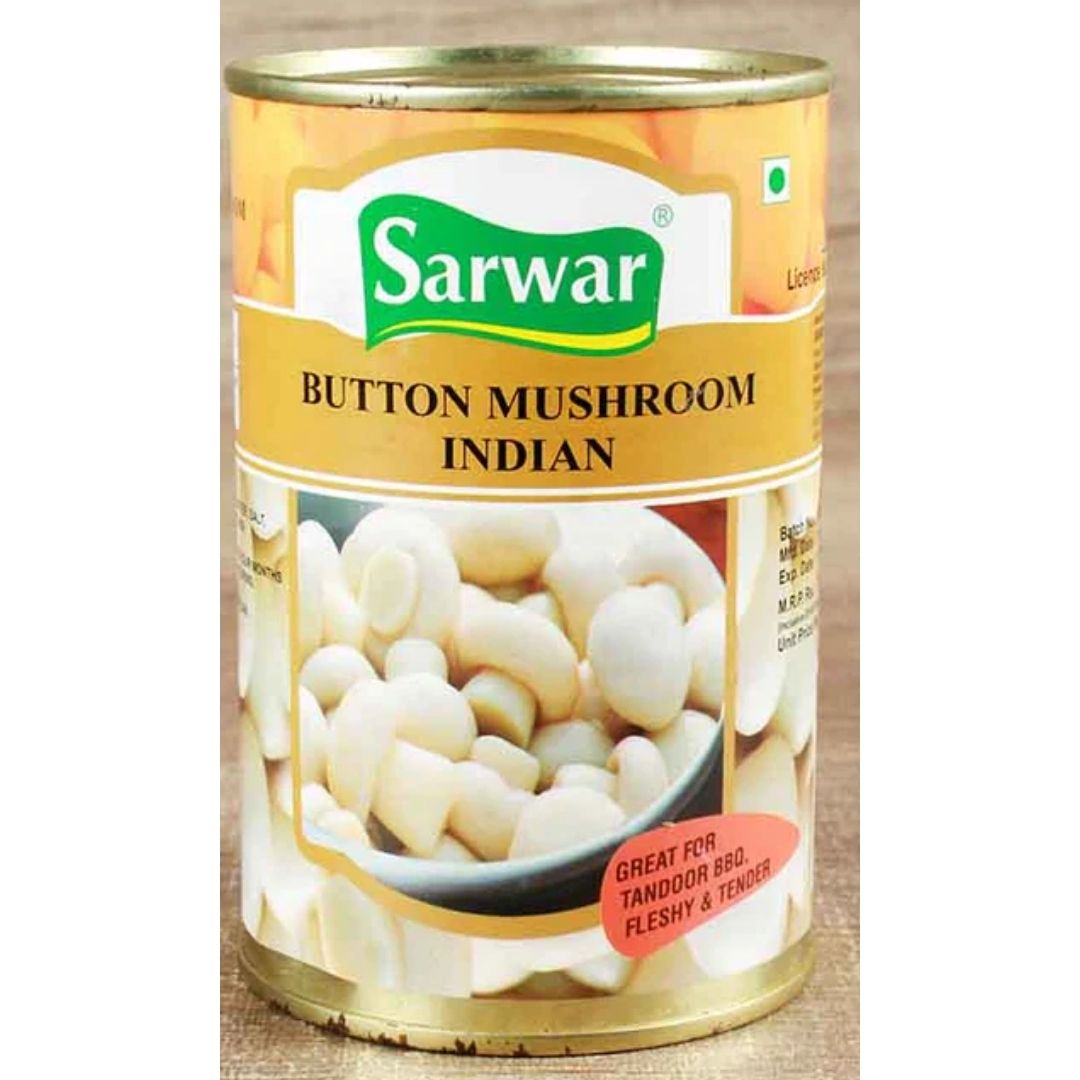 Button Mushroom  400 gm Sarwar