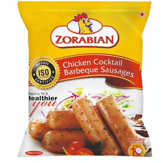 Chicken Cocktail Barbeque Sausages 500g Zorabian