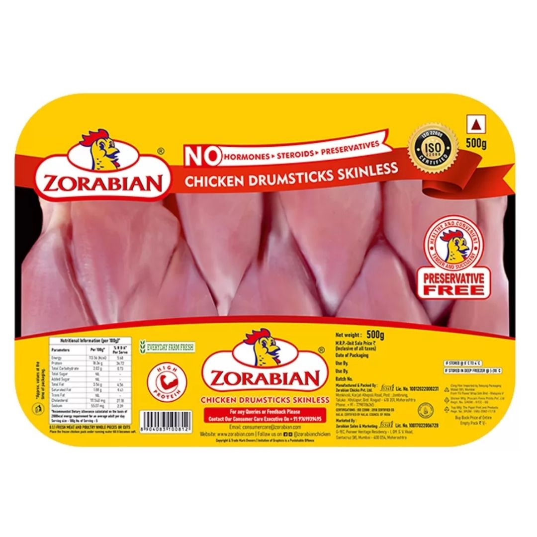 Chicken Drumsticks 500g Zorabian