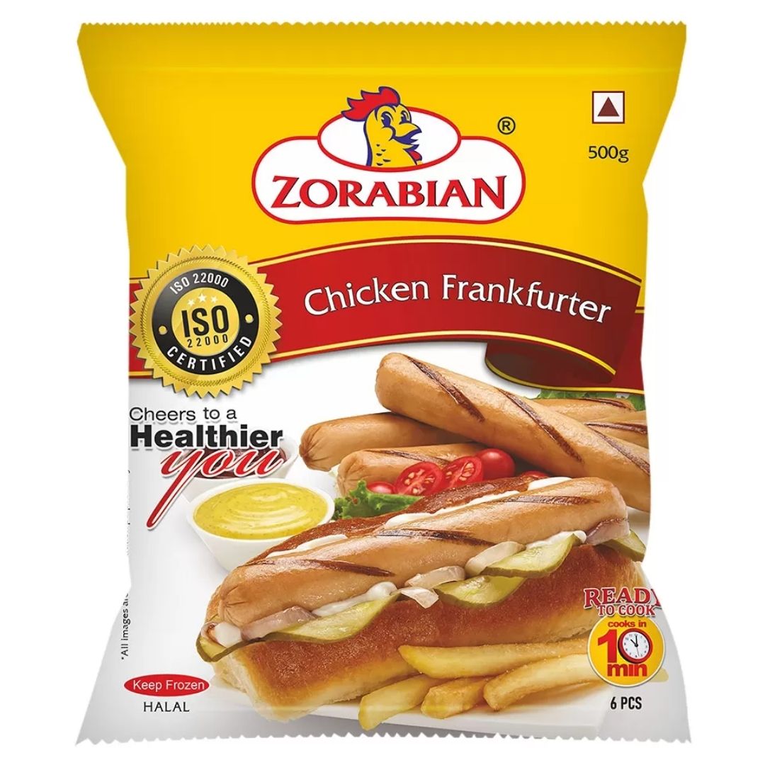 Chicken  Frankfurter 500g Zobarian