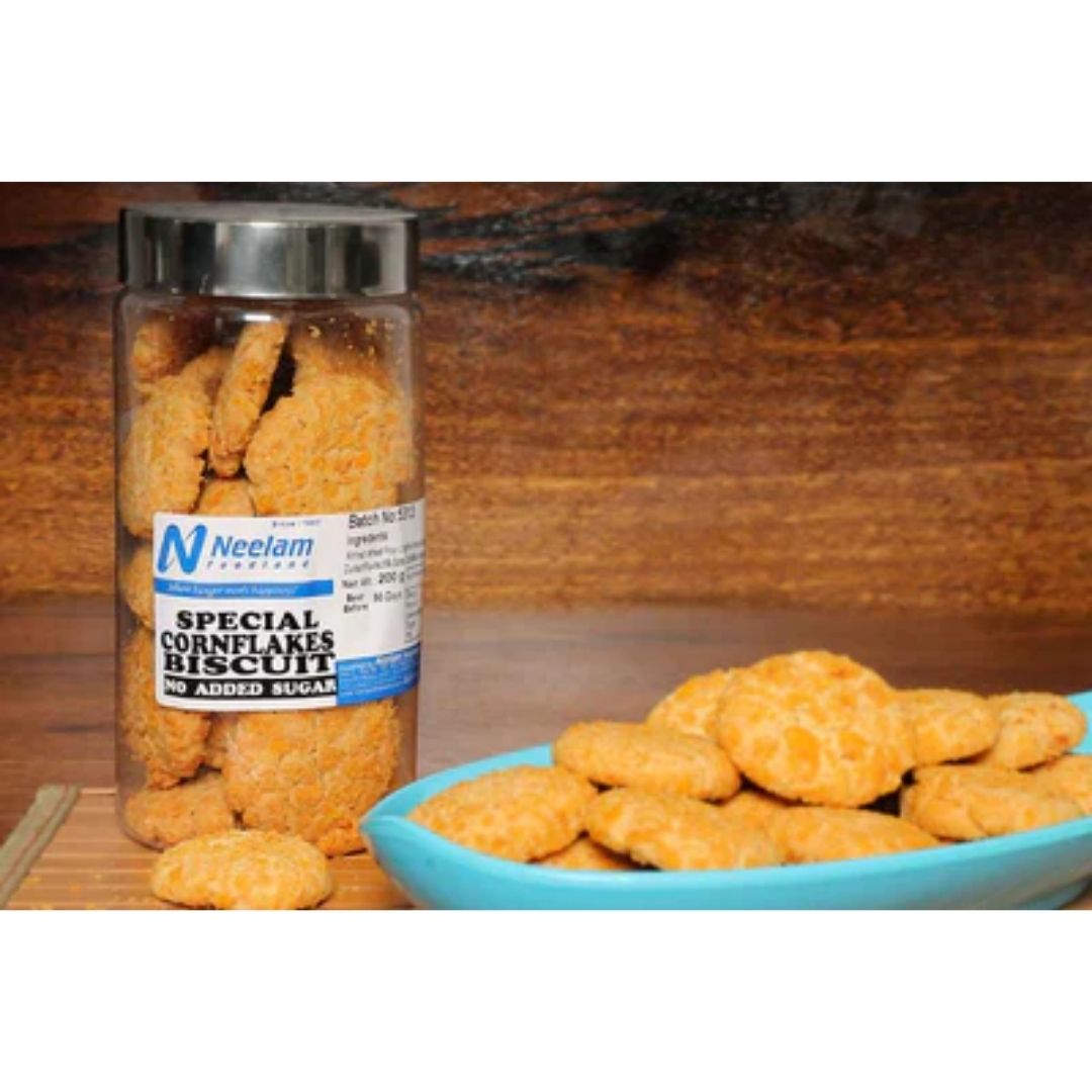 CORN FLAKES SUGAR FREE BISCUITS 200G NEELAM