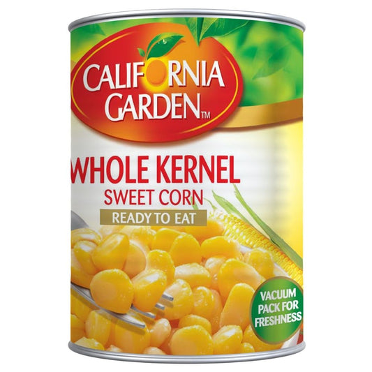 CORN, WHOLE KERNEL-VACCUM PACK W_EOE California Garden