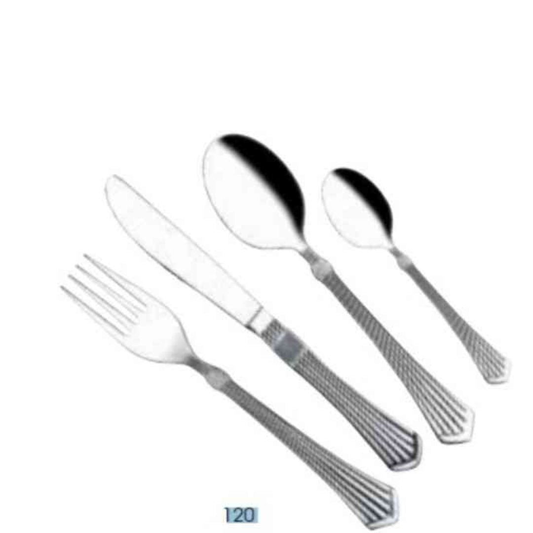 CUTLERY 120 (Fork,Knife,Tea Spoon,Spoon) VENUS