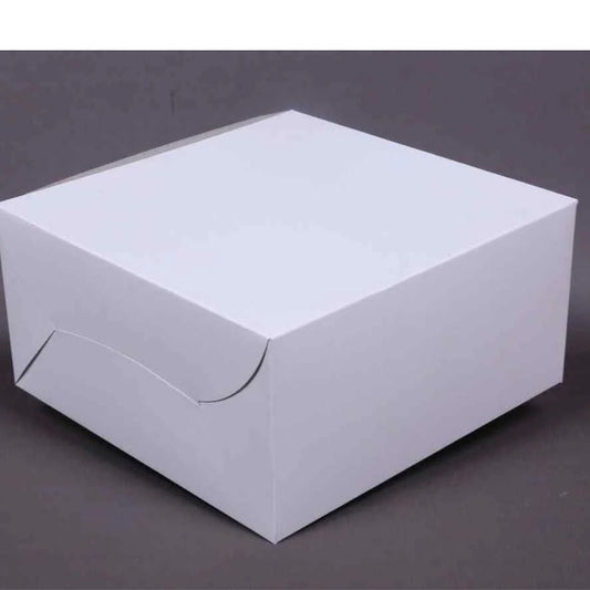 Cake Box 1 Kg (10_x10_x5_) Plain White