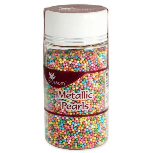 Cake Decorating Sprinkle Metallic Pearls Blossom