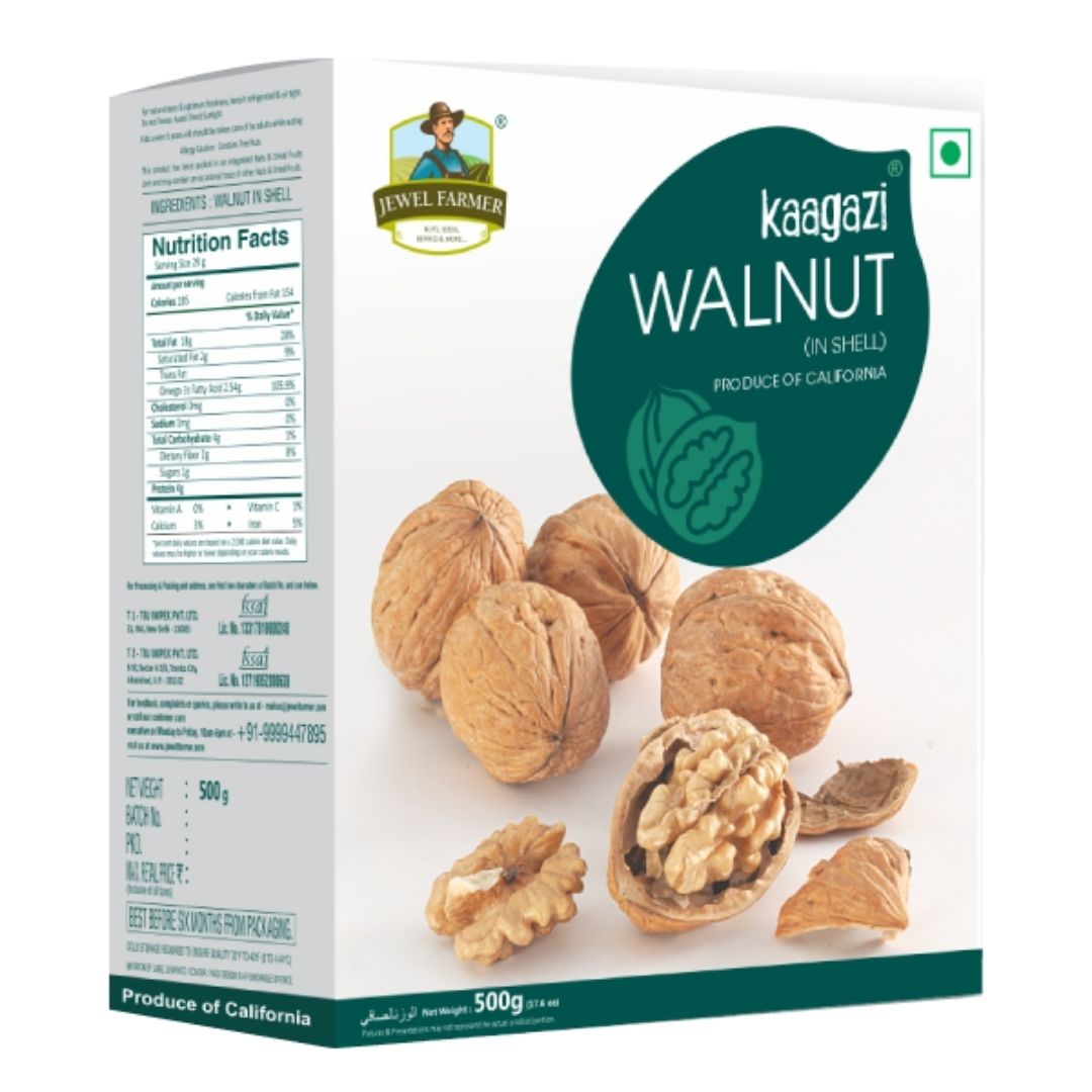 California Kaagazi Walnuts (n Shell) 500g Jewel Farmer