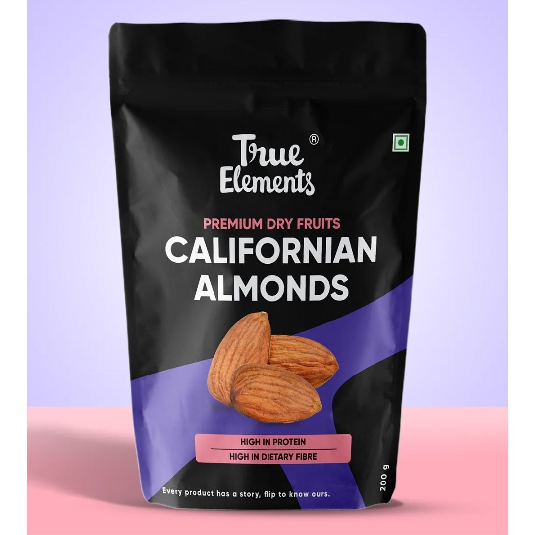 Californian Almonds 200g True Elements