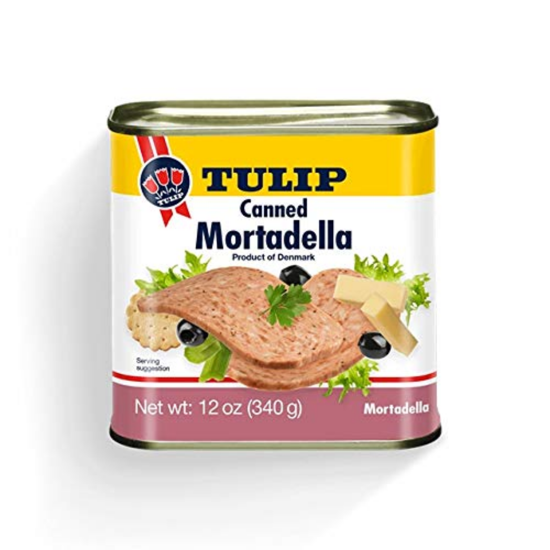 Canned Mortadella Ham 340 gm Tulip