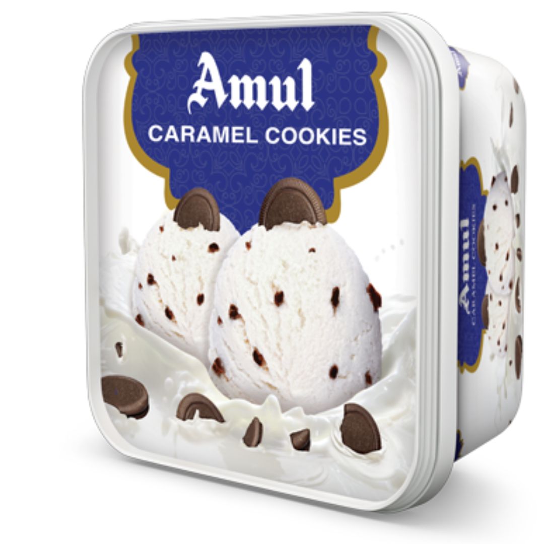 Caramel Cookies 1ltr Tube Amul