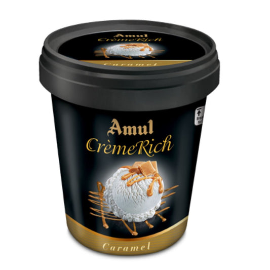 Caramel Creme Rich Ice Cream 125ml Amul