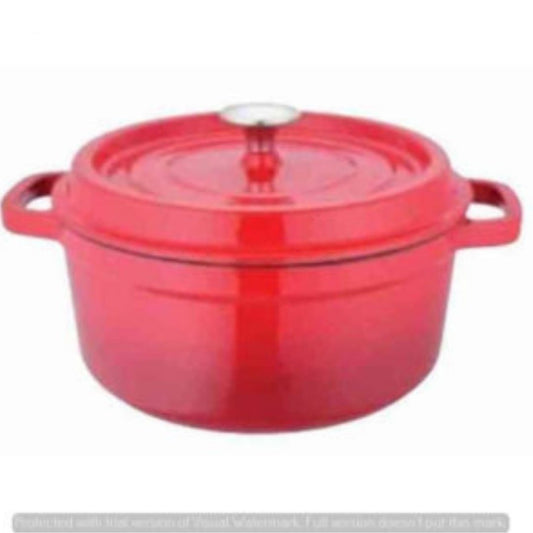 Cast Iron Pot with Lid Red CIP-9205-28 cm Venus