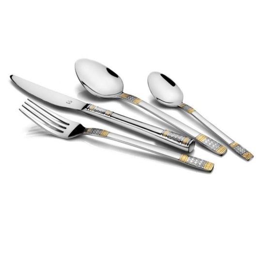 Celebration 24 Pcs Set Leatherite (Fork,Knife,Tea Spoon,Spoon) FNS