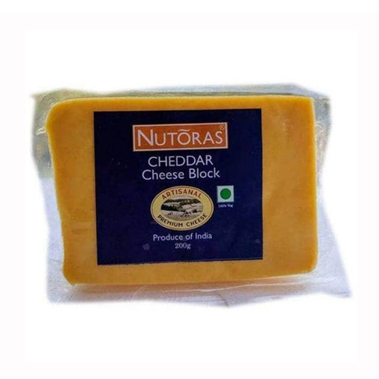 Cheddar Cheese 200 Gms Nutoras