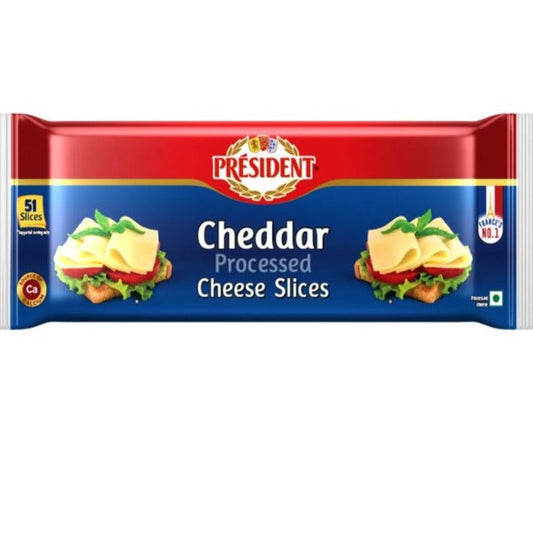 Cheese Cheddar Proc Slices 765 gm President