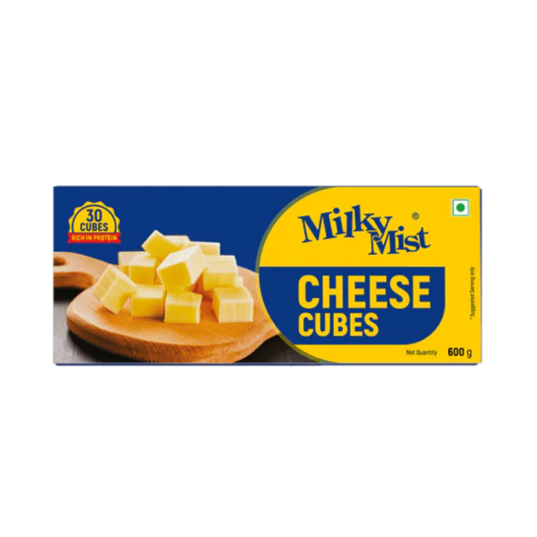 Cheese Cubes 600Gm Milky Mist