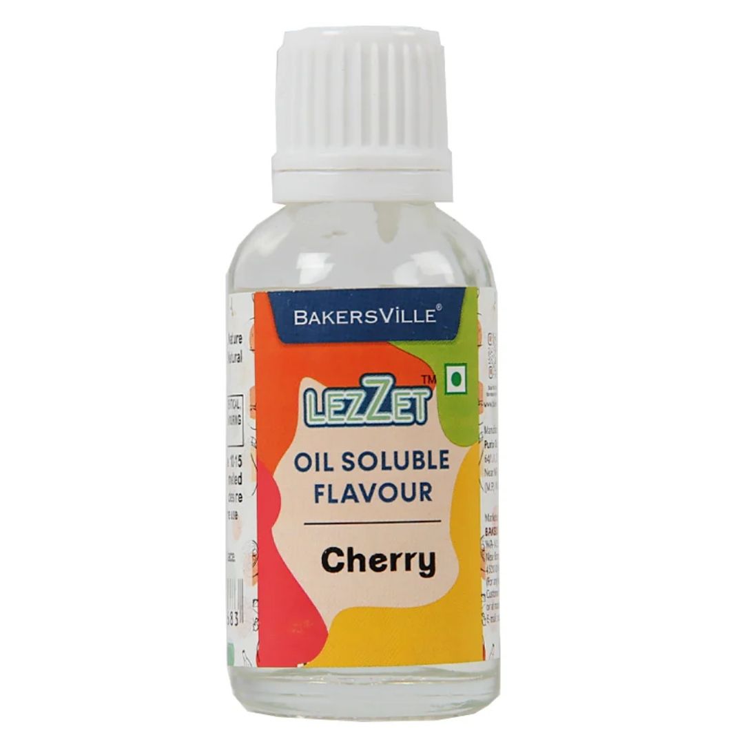 Cherry  Lezzet Oil Soluble Flavour 30ml Bakersville