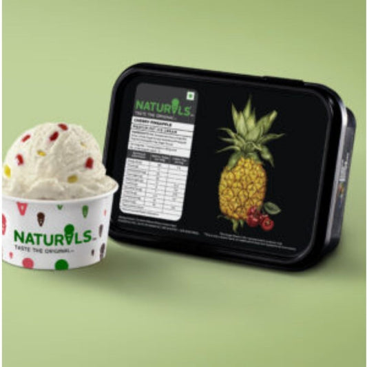 Cherry Pineapple Ice cream  Naturals