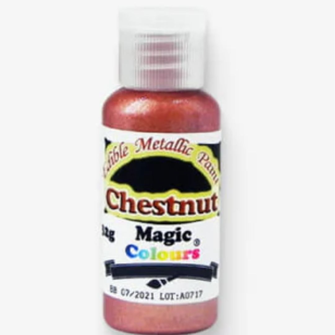 Chestnut Edible Metallic Paints Magic Colours