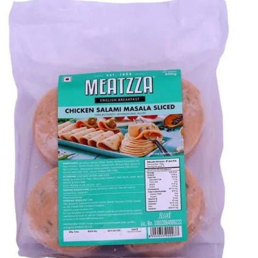 Chicken Salami Masala Sliced Nv 1Kg Meatzza