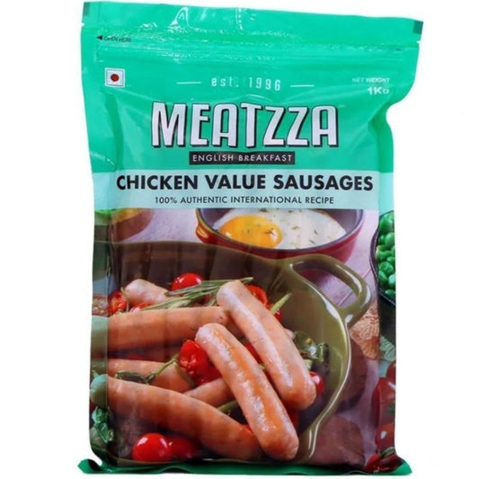 Chicken Value Sausages Nv 1Kg Meatzza