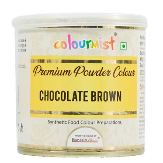 Chocolate Brown Premium Powder Colour 100g Colourmist