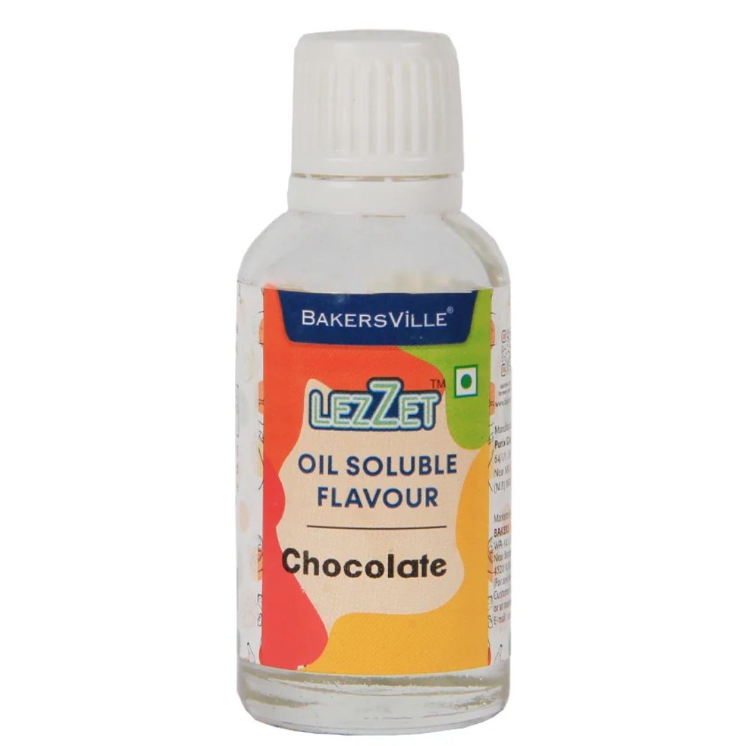 Chocolate  Lezzet Oil Soluble Flavour 30ml Bakersville