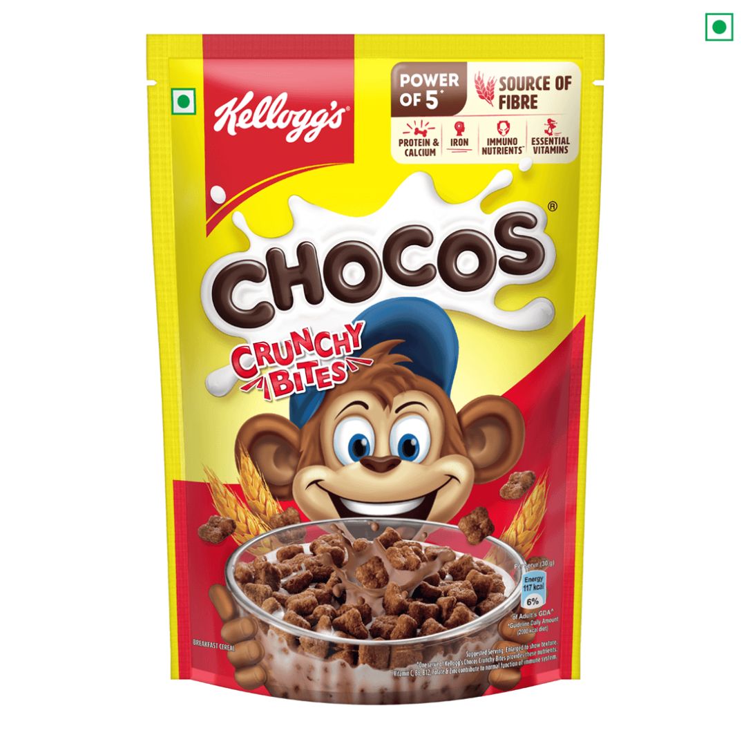 Chocos Crunchy Bites 375gm Kellogg's