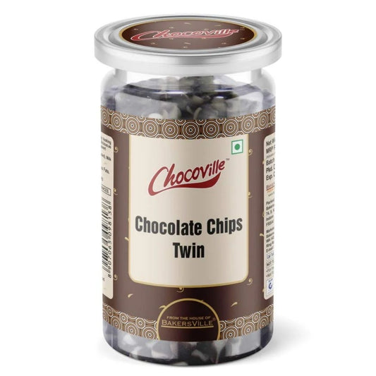 Chocoville Chocolate Chips Twin, 200g Bakersville