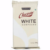 Chocoville White Compound Slab, 500g Bakersville