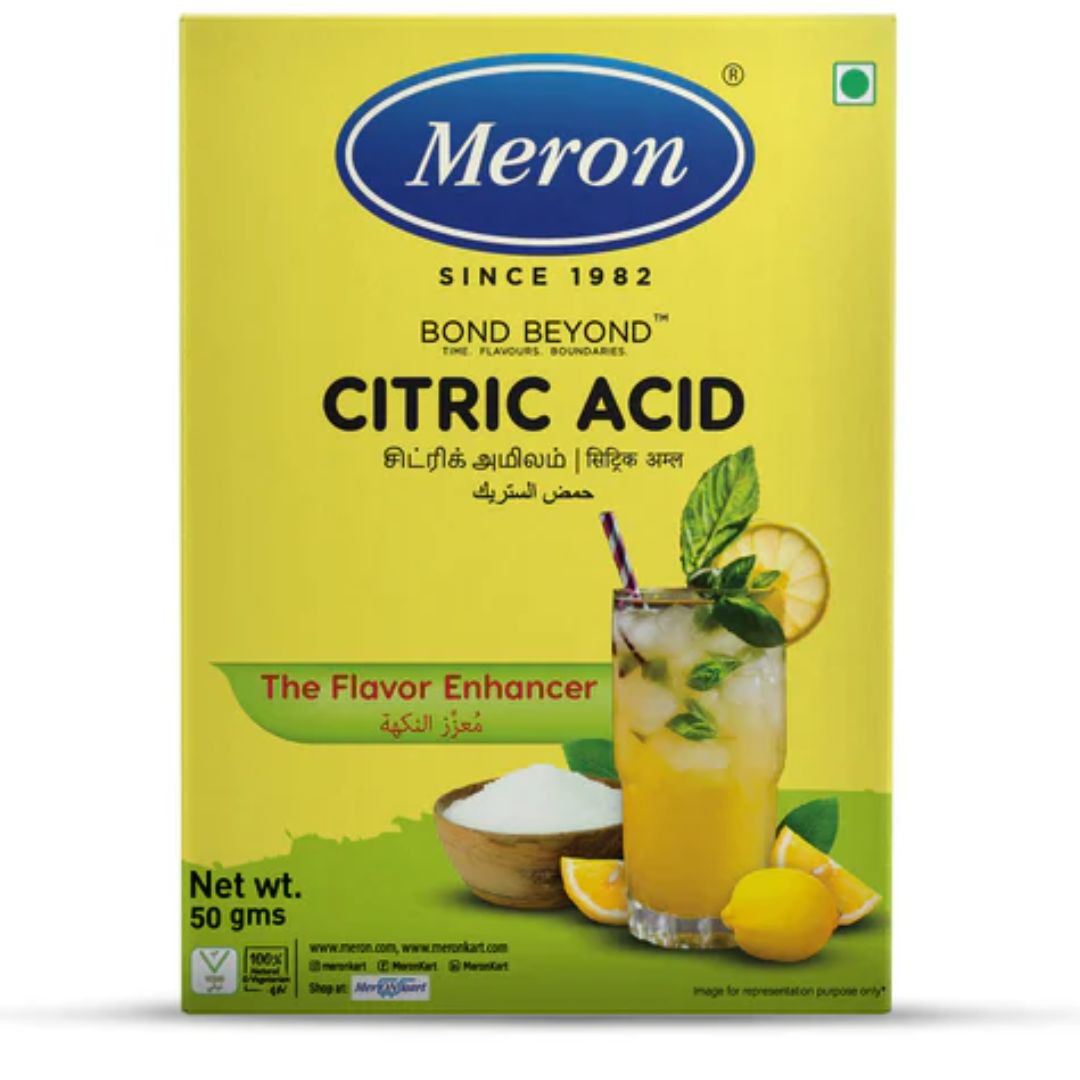 Citric Acid - 50 gm  Meron