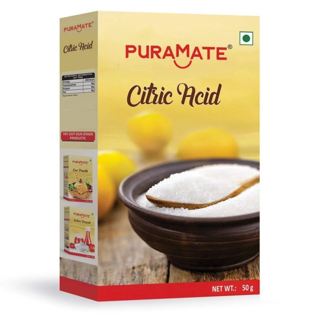 Citric Acid, 50g Puramate