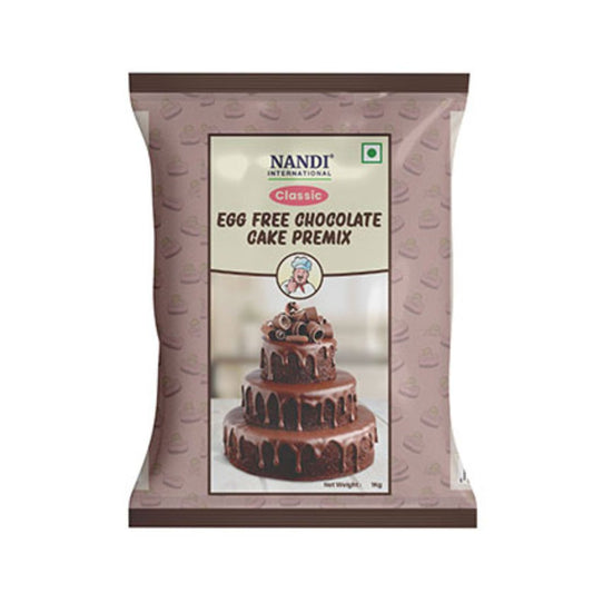 Classic Eggless Chocolate Cake Premix 1kg Nandi