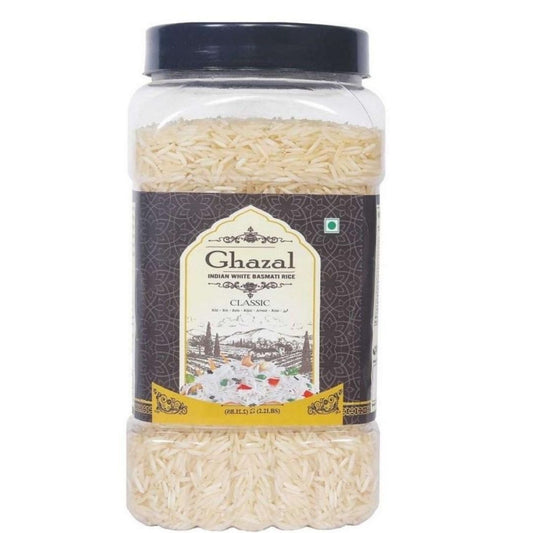 Classic Indian White Basmati Rice 1Kg Ghazal