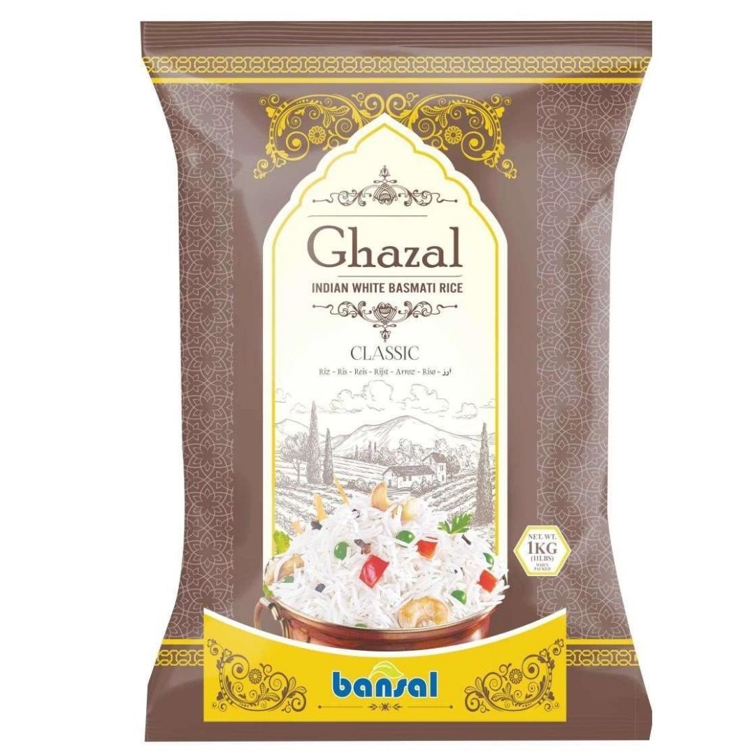 Classic Indian White Basmati Rice Ghazal