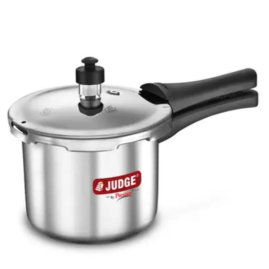 Classic Stainless Steel Pressure Cooker (Outer Lid,Stainless Steel) Prestige