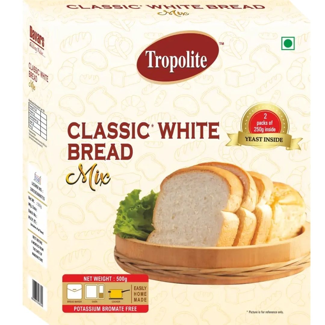 Classic White Bread Mix 500g Tropolite