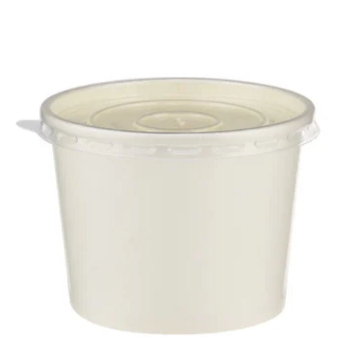 Clear Flat Lid for Paper Bowl 250ml