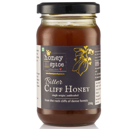 Cliff Honey Bitter 250g  Honey & Spice