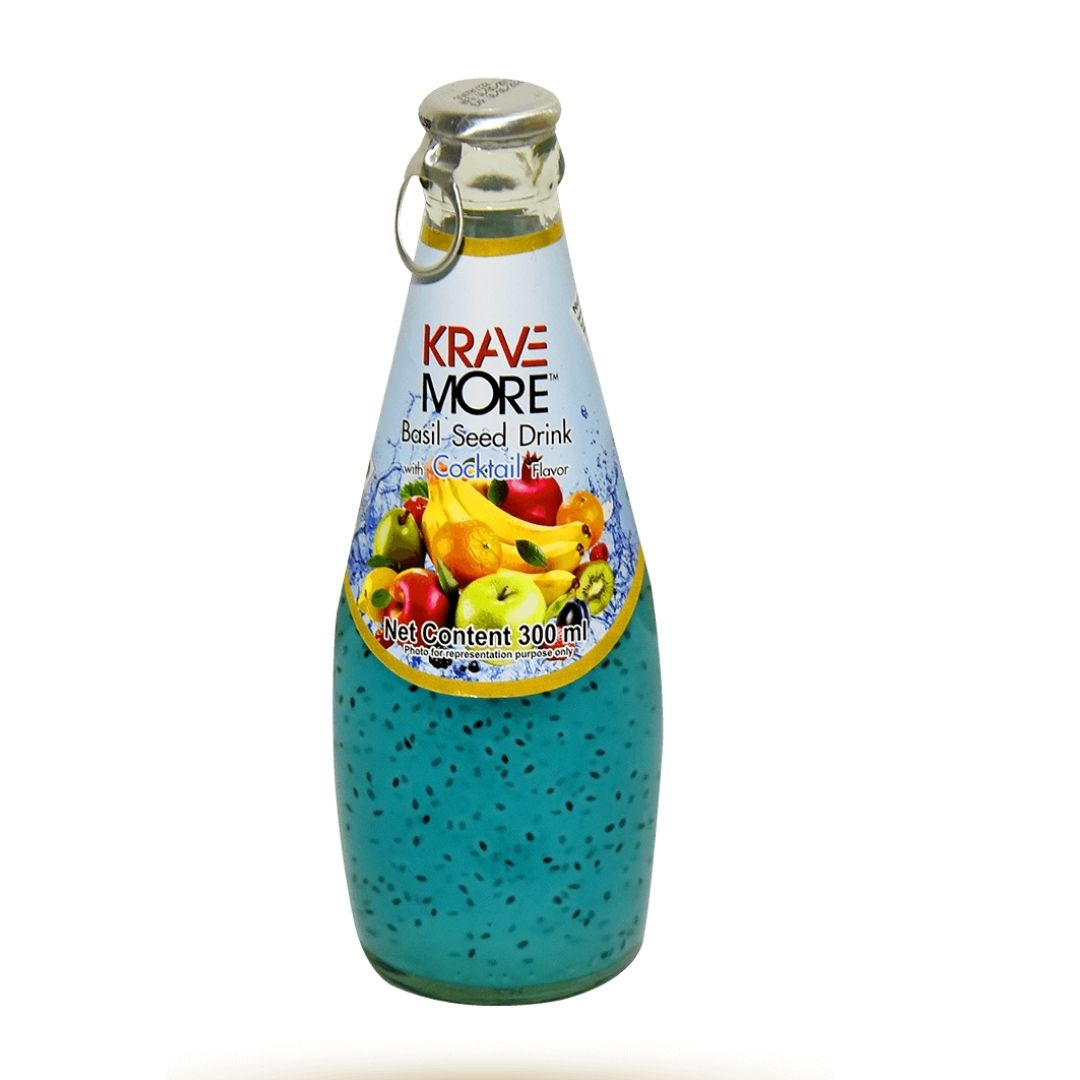 Cocktail Basil Seed Drink 300ml Krave More