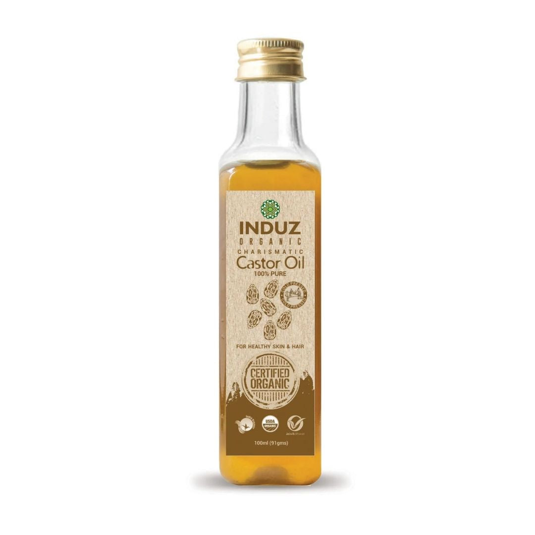 Cold-Pressed Castor Oil 1ltr Induz Organic