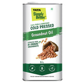 Cold Pressed Groundnut (Peanut) Oil 100% & Unrefined 5L Tata Simply Better