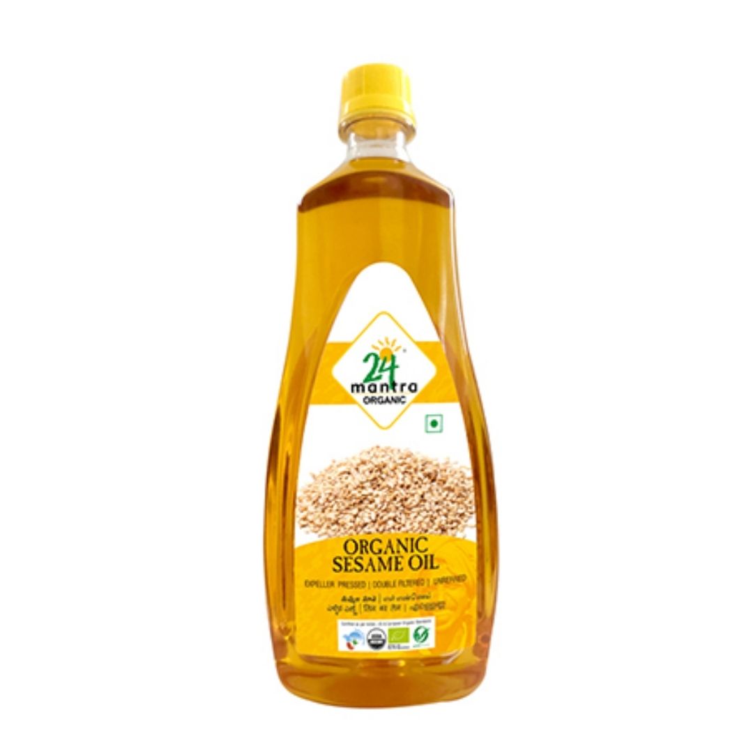 Cold Pressed Sesame Oil 24 Mantra Organic