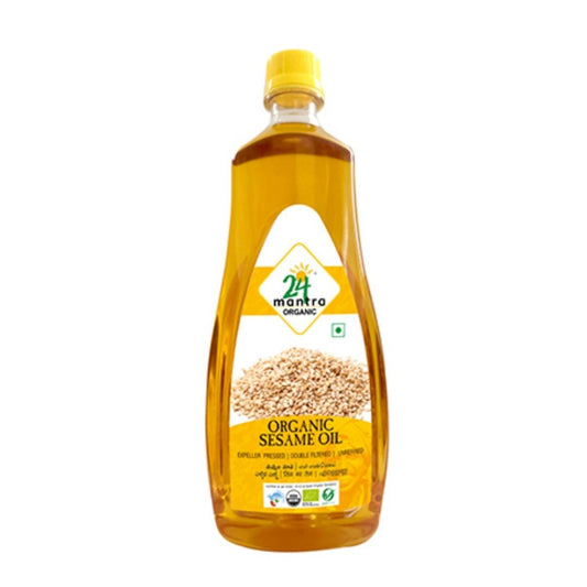 Cold Pressed Sesame Oil 24 Mantra Organic