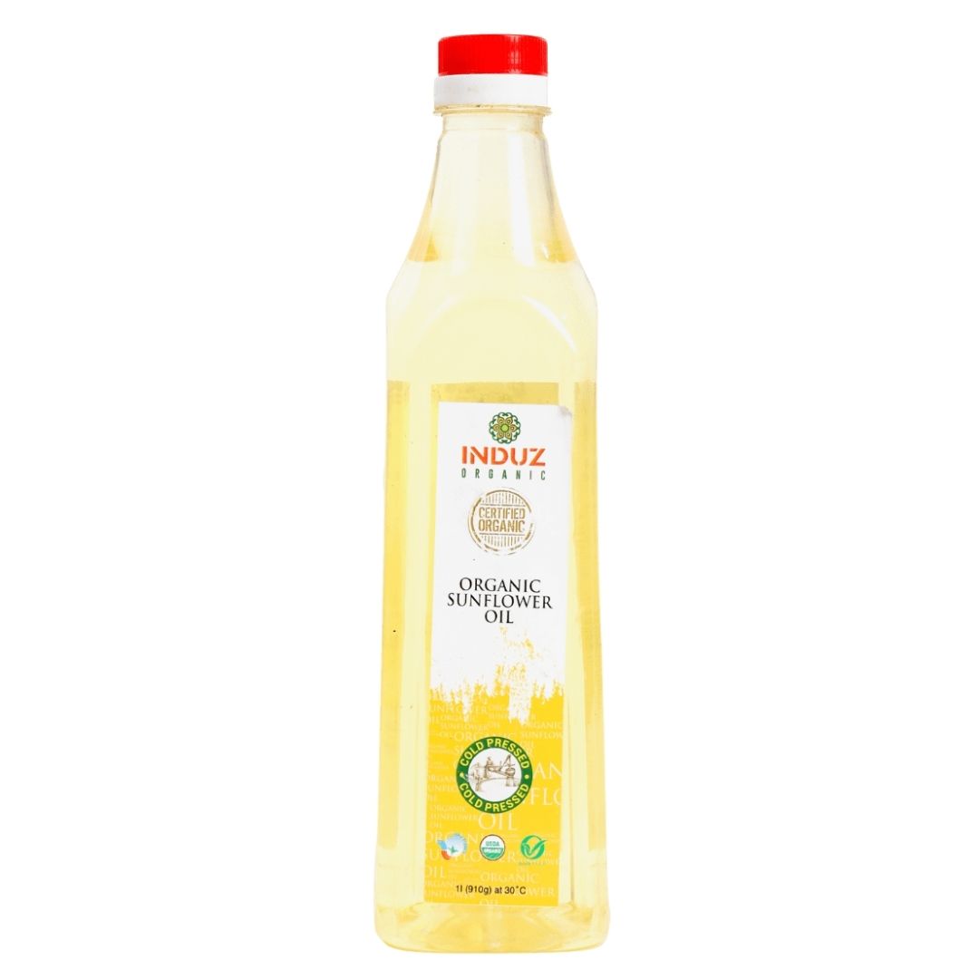 Cold Pressed Sunflower Oil 1ltr Induz Organic