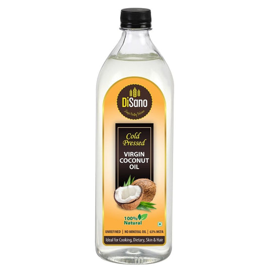 Cold Pressed Virgin Coconut Oil Bottle 1ltr Disano