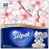 Collection Printed Napkin  (3 ply x 20 sheets)  Selpak