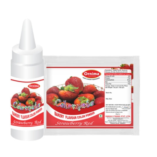 Colormate Spray Color Powder -Strawberry Red Ornima