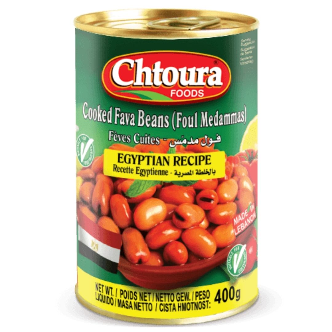 Cooked Fava Beans _Egyptian Recipe_ 400g Chtoura Foods