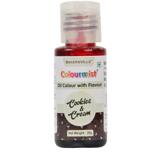 Cookies & Cream Colourmist Oil Colour With Flavour 30g Bakersville